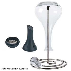 Kit Suporte Decanter + Esferas Limpeza Cristal - Peugeot