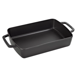 Staub - Travessa Retangular Ferro Fundido Preto 30x20cm